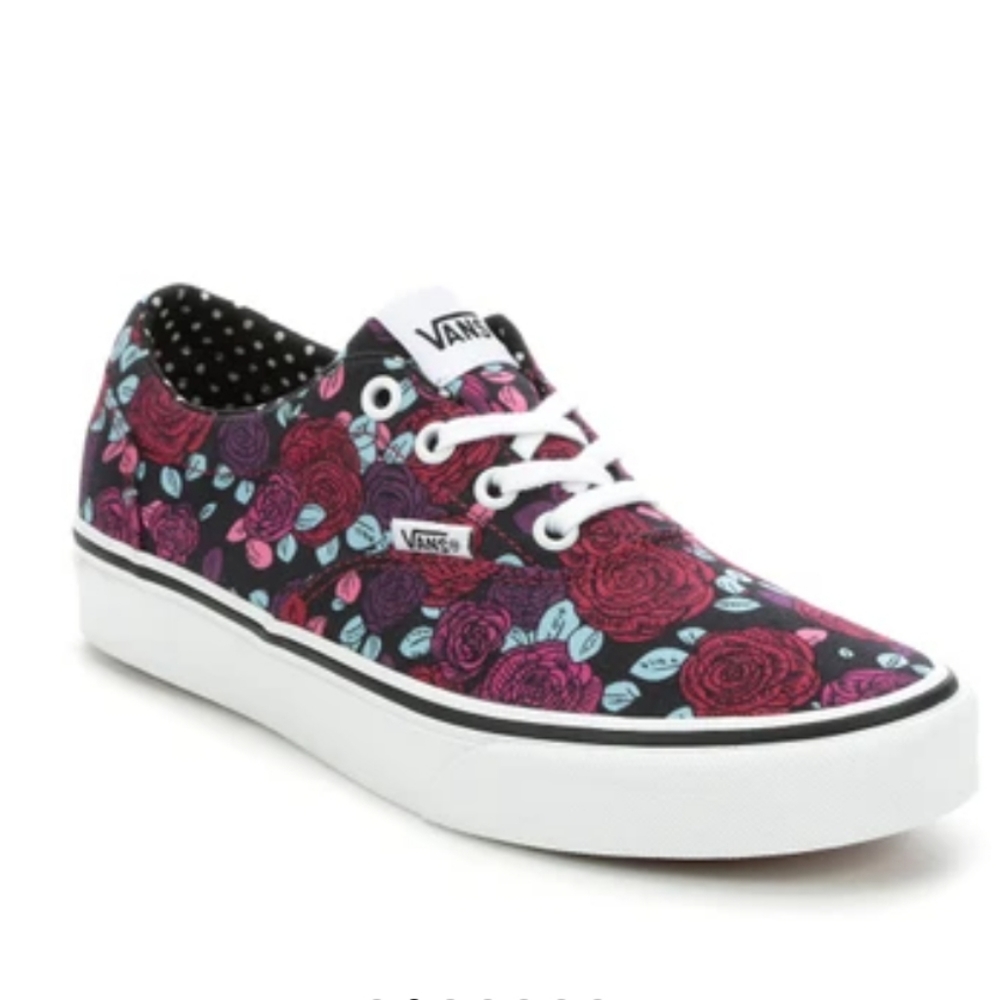 NIB - VANS Womens Doheny Romantic Floral Blue Sz 6.5